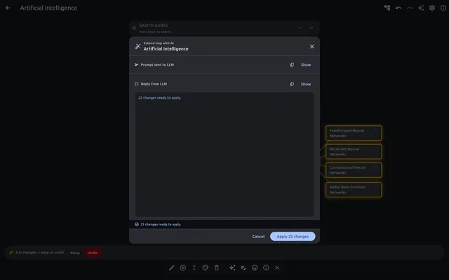 Extend the entire map at once